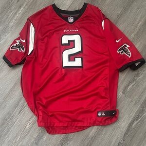 Nike Red Falcons Jersey with Number 2